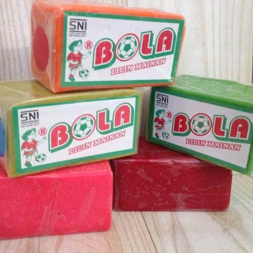 LILIN MAINAN MERK BOLA / LILIN BOLA BESAR WARNA RANDOM 1