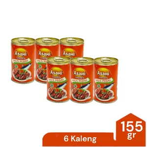 Sarden Asahi Saus Pedas Kaleng 6klg x 155gr