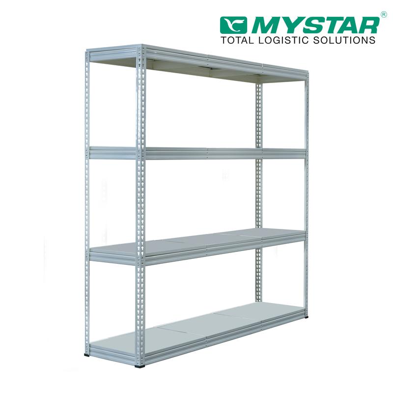 Original Advanced Adjustable MYSTAR Multiple Removeable Metal Shelves Boltless Rack for Bomb Shelter and Storeroom | 1800mm Height | Singapore Local Stock | 3