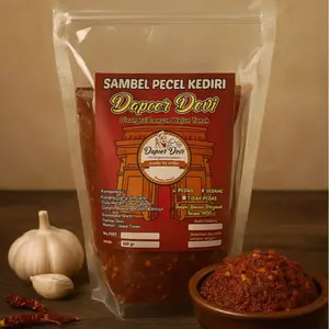 500 Gram Sambel Pecel Kediri Dapoer Devi - Sambel Kacang Khas Kediri dengan Rasa Manis Kencur