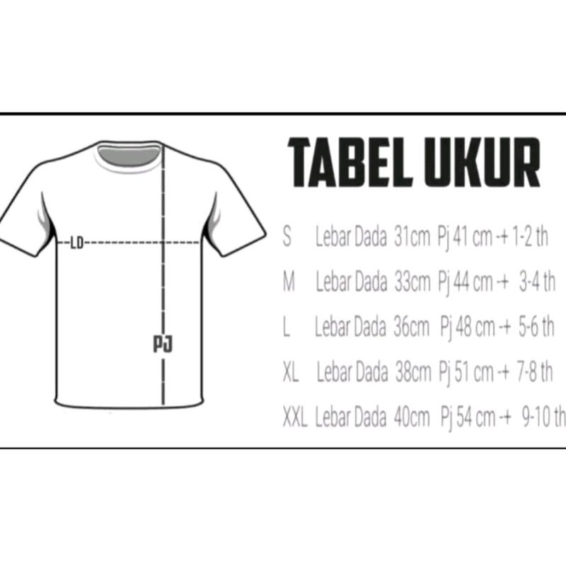 Kaos distro anak laki-laki master lengan panjang premium 100% katun kombed 30s untuk usia ideal 1-10 tahun Cotton Combed 4