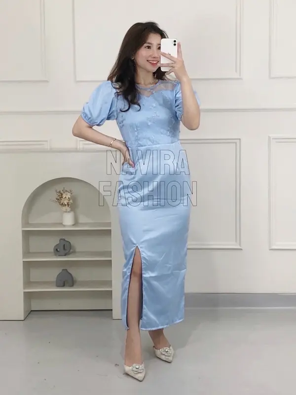 Navira - Dress Alesia - Dress Pesta - Dress Natal - Dress Kondangan Terbaru 1