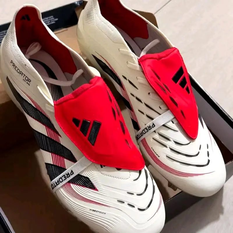 Sepatu Bola Predator 30.1 Tongue Elite white red black