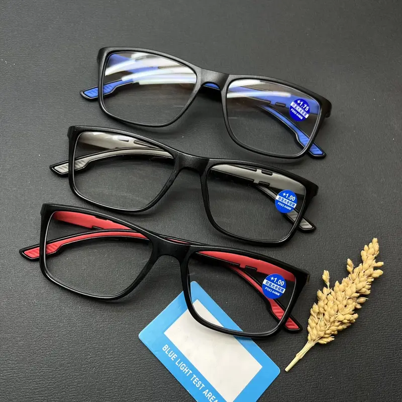 Kacamata Baca Plus Sport Anti Radiasi Pria Dan Wanita Biru A