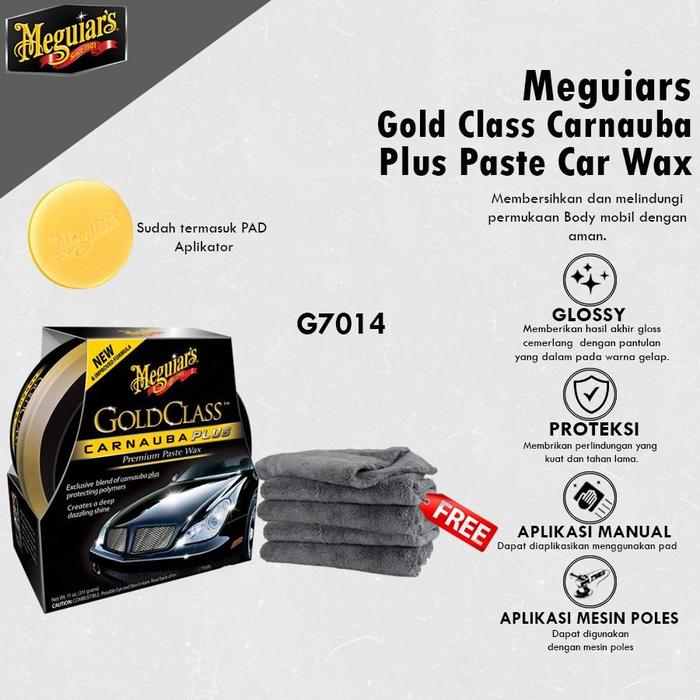 Gambar Meguiars Gold Class Carnauba Plus Paste Car Wax G7014EU 311gr Pengkilap Mobil dari Aki Murah Jakarta Kota Tangerang Selatan Tokopedia