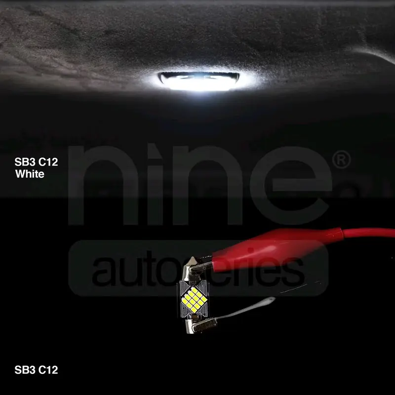 LUXIMOS Lampu Led Kabin 3W Mobil Super Bright Terang Plafon CSP tube 31 mm SB3 - Nine Autoseries 7