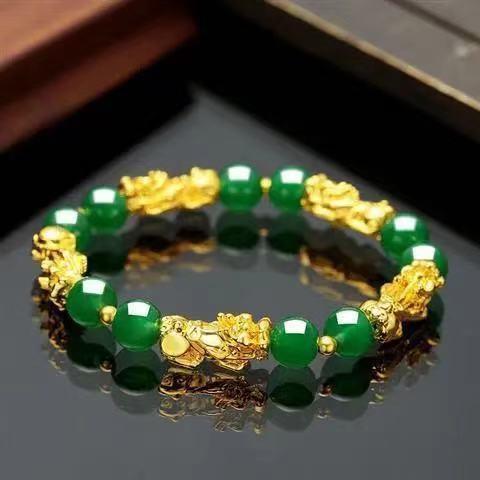 Vòng Tay Obsidian Feng Shui Piyao, Phong Cách Trung Quốc, Vòng Tay Charm Giàu Có Và May Mắn, Sáu Từ Và Giàu Có, Thích Hợp Cho Nam Và Nữ, Dây Đeo Tay PiXiu, Mang Lại May Mắn, Phụ Kiện Trang Sức 3