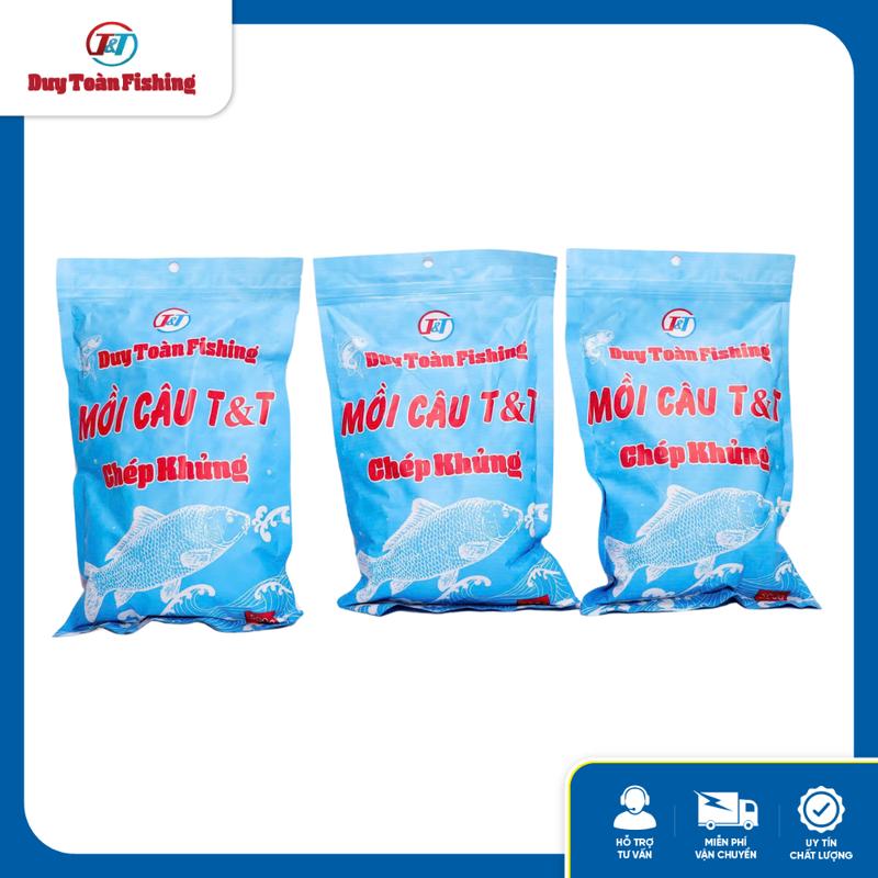 Combo 3 gói mồi câu chép khủng T&T Duy Toàn Fishing chuyên câu cá chép