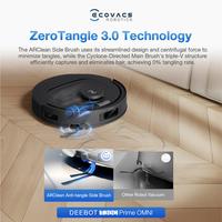 Gambar Ecovacs DEEBOT  T30C PRIME OMNI BLACK Robot Vacuum | Off peak charging | ZeroTangle 3.0 | ARClean Anti-tangle | Triple-V Anti-tangle | OZMO Turbo 2.0 dari Ecovacs Indonesia Kota Tangerang 4 Tokopedia