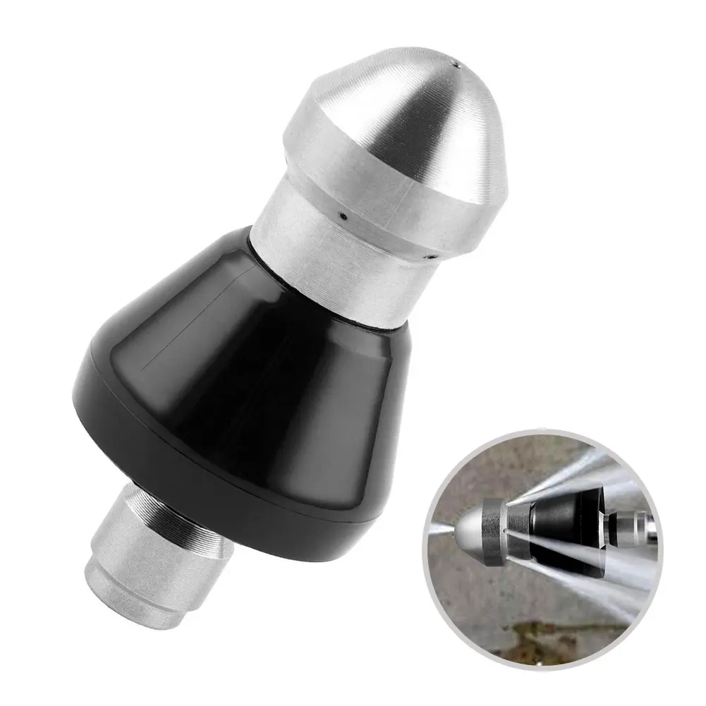Alat pembersihan pembetung, pembersih paip tekanan tinggi, muncung, 5000psi Hardware Stainless
