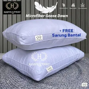 HARVESTWAY "SOFT" Bulu Angsa Sintetis Bantal  FEEL SOFT 100% MicroFiber Double List