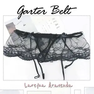 NDA Garter Belt Lace Sexy Untuk Pengait Stoking Lingerie LG057