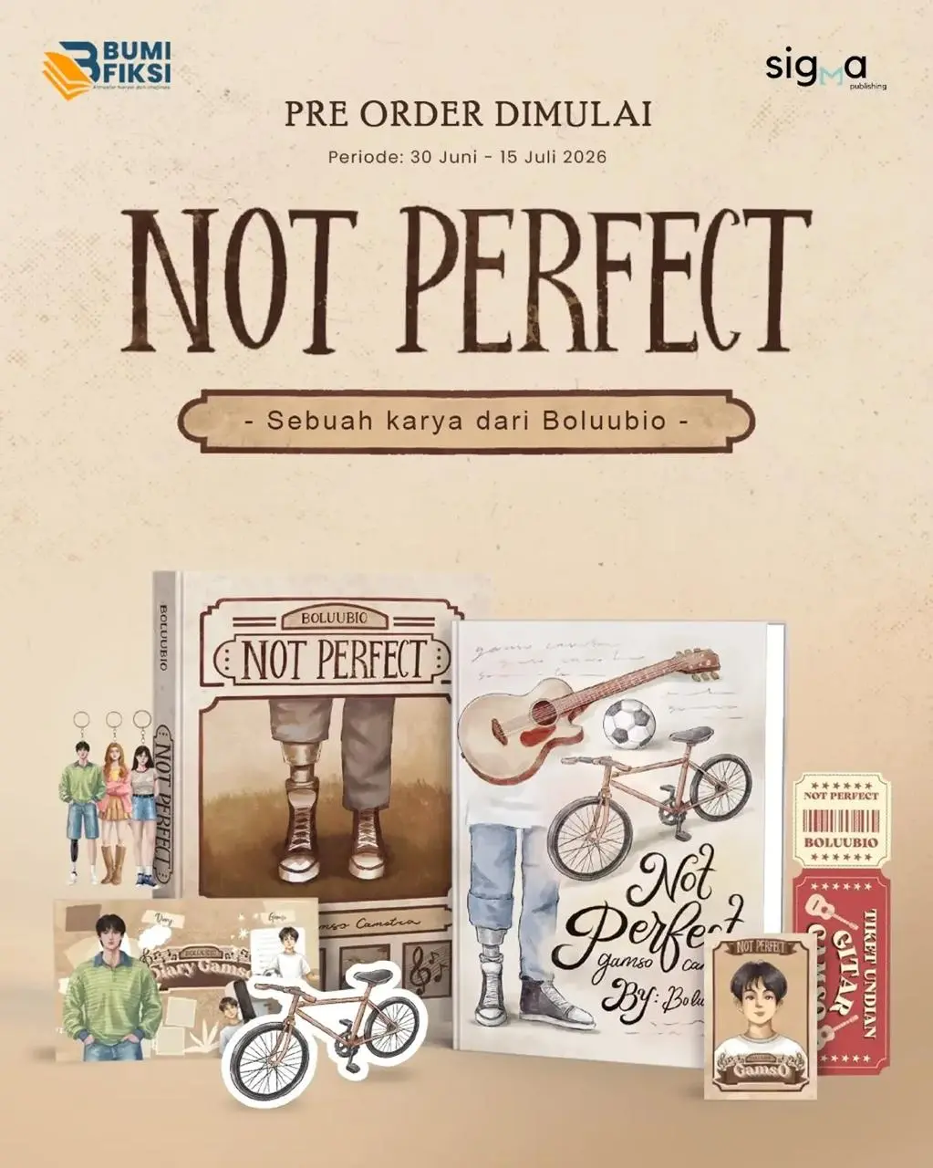 Buku Novel Not Perfect - Sigma - Bumi Fiksi