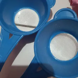 Saringan Teh Plastik / Saringan Teh Kecil Sampai Besar / Saringan Jus / Saringan Santan