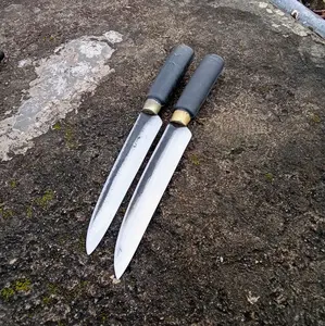 Promo 2pcs Pisau Dapur Bahan Baja HSS Kitchenware dengan Pegangan Nyaman dan Tahan Lama