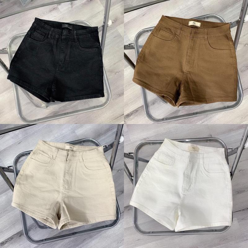 Quần jean đùi TRƠN NHIỀU MÀU CO DÃN, chất xịn_Q 120_chân ngắn BTQ2