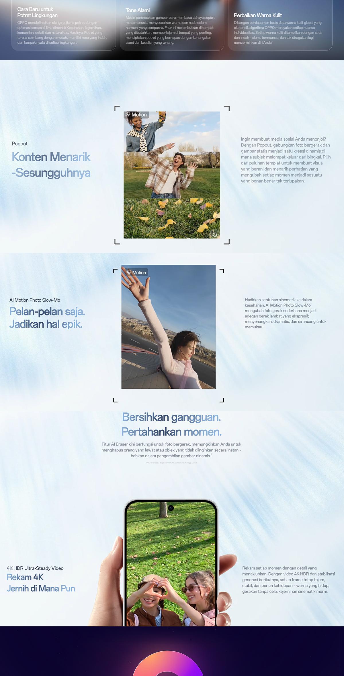 HP OPPO Reno15 5G 8/256GB 12/256GB Snapdragon 7 Gen 4 Prosesor OPPO Terbaru 2026 Garansi Resmi