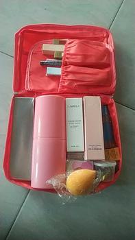 Product Review of PIFACIA Cosmetic Bag POLOS Tas Kosmetik Travel Bag Multifungsi from @**a 1