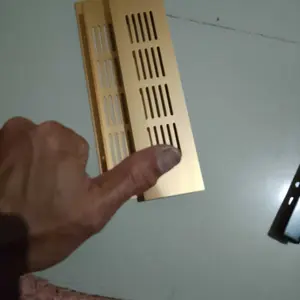 LUBANG UDARA ALUMINIUM 5 x 15 CM  FURNITURE HAWA  50 x 150 MM - VENTILASI PERSEGI