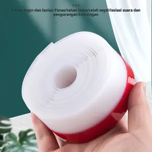 Strip penyegel bawah pintu, stiker kedap suara dan angin