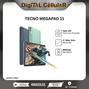 (DCG) TECNO MEGAPAD 11 8/128 8/256GB 4G GARANSI RESMI