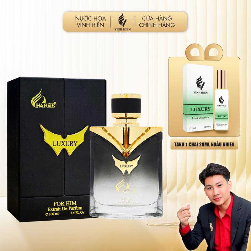 Nước Hoa Unisex LUXURY 100ML- Tặng Kèm 1 Chai 20ml - Women Cosmetic Xịt Thơm - CHARME PERFUME
