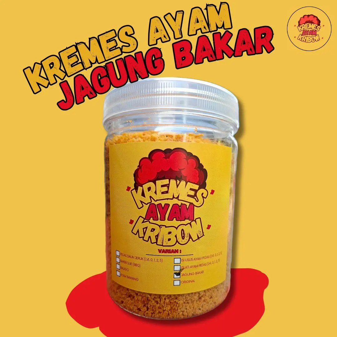 KREMES AYAM RASA JAGUNG BAKAR 250gr - KREMESAN AYAM KALDU AYAM ASLI