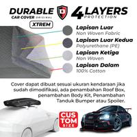 Gambar Cover Mobil Durable Xtrem Outdoor FOR BMW X1 X2 X3 X4 X5 X6 X7 Z4 Z3 iX iX1 i4 i5 i7 eDrive20 Electric Xdrive 40 50 Sport Seri 1 M135 Seri 2 F22 F44 F45 M2 218 220 225 216 Seri 3 E30 E36 E46 E21 E90 F30 G20 318 320 323 325 316 328 330 M3 Wagon - Xtrem Abuabu 4 Layer, BMW X1 dari TDC Variasi Kota Tangerang 5 Tokopedia