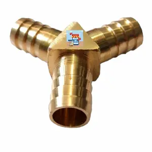 NEPEL CABANG TIGA SAMBUNGAN SELANG CABANG 3 KUNINGAN BRASS | Kekinian