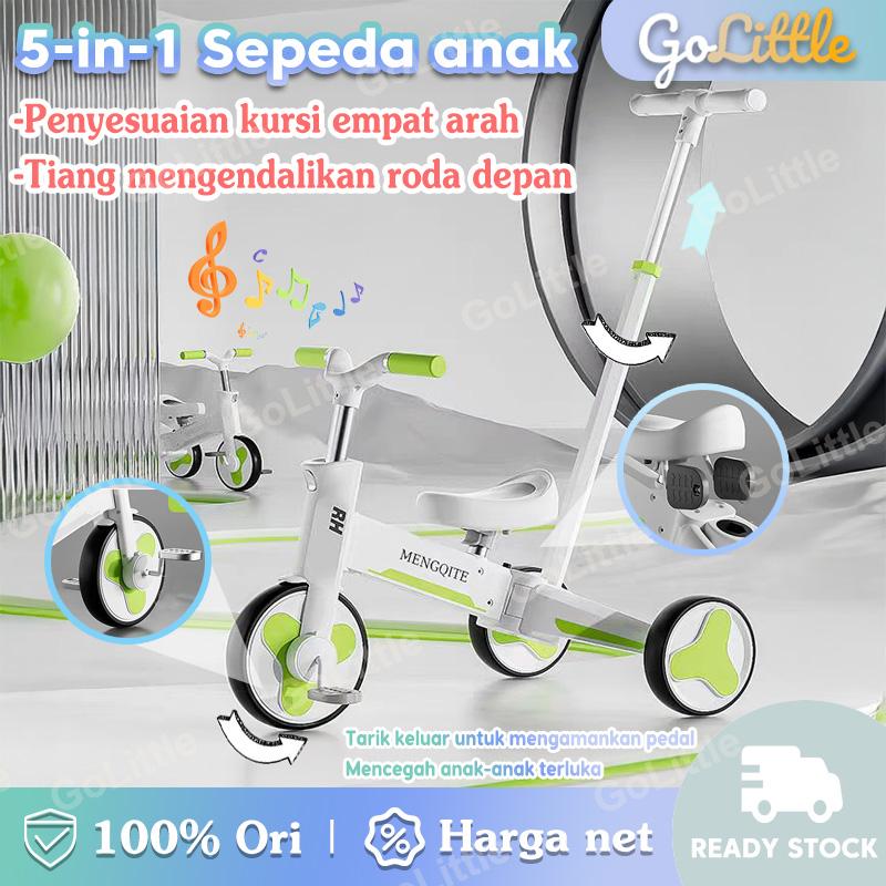 【Pengiriman lokal】 Sepeda Anak 5 in 1 Terbaru - Sepeda Roda Tiga ...