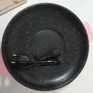 Panci Elekteik Multifungsi Panggangan/BBQ Grill Pan Bulat Elektrik/Grill Alat Panggang Anti Lengket