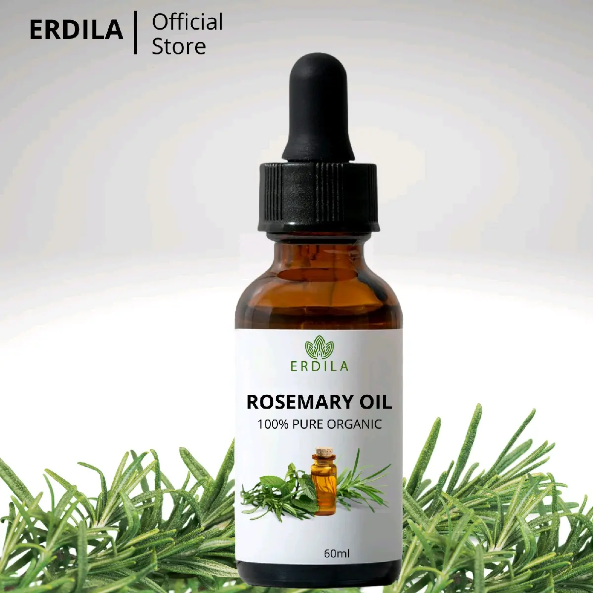 Rosemary Oil 100% PURE Original Serum Penumbuh rambut alami Minyak