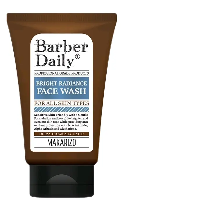 [READY STOCK] Barber Daily Bright Radiance Face Wash 100mL / Membersihkan Wajah/ Cleanser Muka Mencerahkan Facial viral gentle