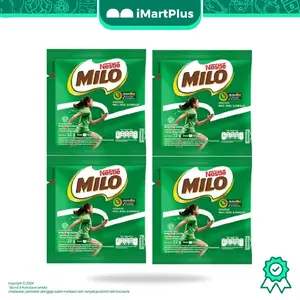 MILO ACTIVGO Sachet Nestle 10 pcs per Renceng 22gr/Sachet BPOM Certified - Chocolate Autentik - Cokelat