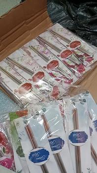 Product Review of Isi 100 Pcs Souvenir Sumpit Stenlisst Kemasan Alas Shabby Cantik Unik Souvenir Murah Bermanfaat Souvenir Pernikahan Khitanan Ulang Tahun Souvenir Stenlis from M**a W**a 0