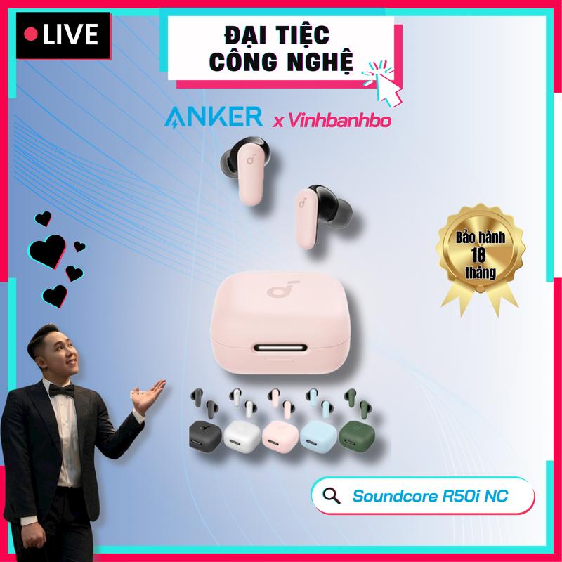 [soundcore x Vinhbanhbo] R50i NC Tai nghe không dây True Wireless Earbuds Chống ồn Bluetooth Tai nghe không dây có mic Nhét Tai Nghe Nhạc