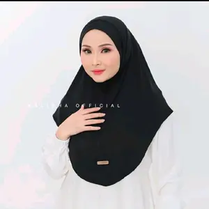 KALISHA X MIMA-hijab bergo instan kaos Rayon Vanya M kerudung wanita