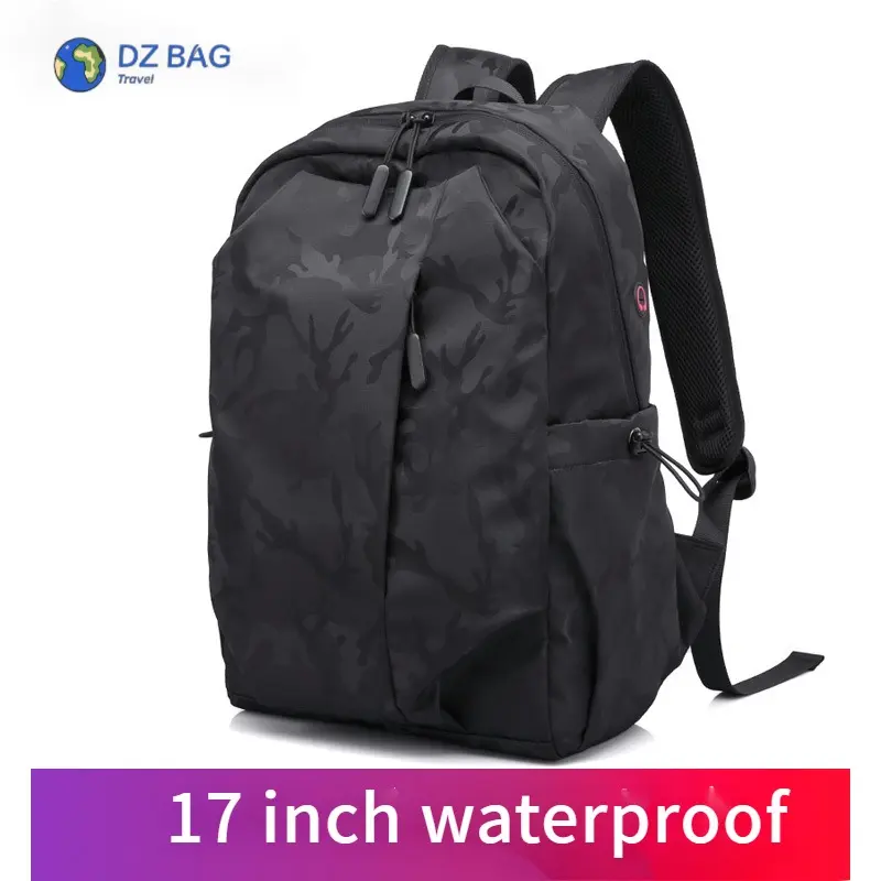 Ba Lô Du Lịch, Phong Cách Oxford, Thiết Kế Rằn Ri, Thích Hợp Cho Máy Tính Xách Tay Và Máy Tính 15,6 Inch, Chống Thấm Nước