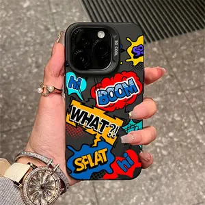 Berlaku untuk iPhone Huruf Tren Kasus ponsel 11 12 13 14 15 16 17 Lembut Kasus ponsel iPhone 11 PRO MAX 12 PRO MAX 13 PRO MAX 14 14PLUS 14PRO MAX 15 15PLUS 15PRO MAX 16PRO MAX Casing yang cantik X XSMAX XR 7 8PLUS Kasus pon