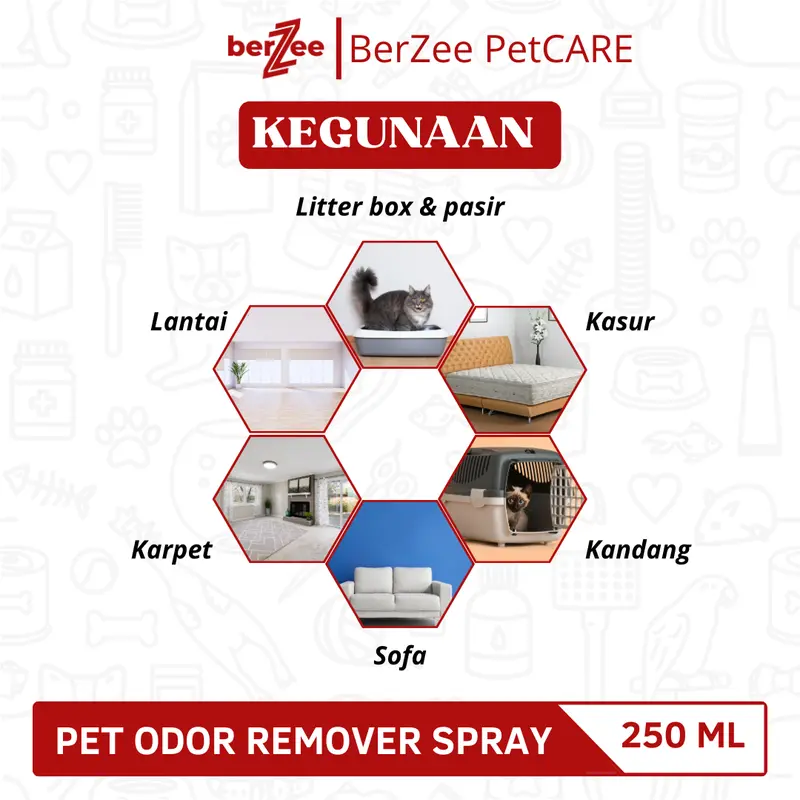 PET 3 BOTOL PAKET HEMAT Penghilang Bau Kencing Kucing Anjing 250ML / Pet Odor Remover Spray / Litter Box 2