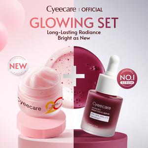 Cyeecare Set Peeling Serum 1pcs & Glowing Essence Cream 1pcs | Membantu Menanggalkan Sel Kulit Mati Secara Lembut & Menjadikan Kulit Lebih Berseri