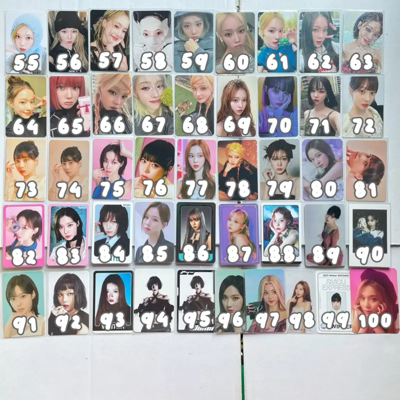Photocard aespa Karina Winter Official 1