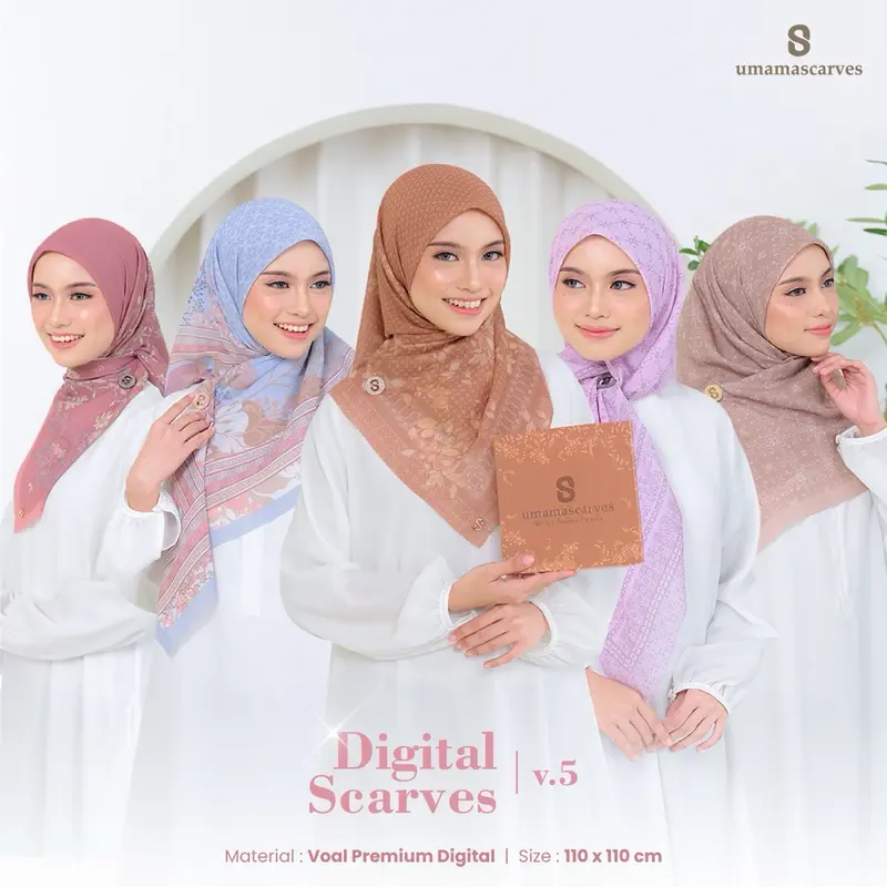 BOX TexlaSecarves dan UMAMASECARVES Free Singnature Brooch new 0
