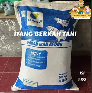 [TERMURAH] Pelet Ikan NEO De Heus 2mm REPACK 1KG Bagus Mirip Mentari HIU Ekofeed Supra Pakan Apung Lele Bandeng
