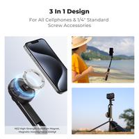 Gambar KNF Concept MS-52 MS52 Pop Up Tripod with Magsafe and Phone Holder, Max 180cm 1/4 Screw Bluetooth Remote K&F Concept dari Astra Foto Kota Administrasi Jakarta Pusat 4 Tokopedia