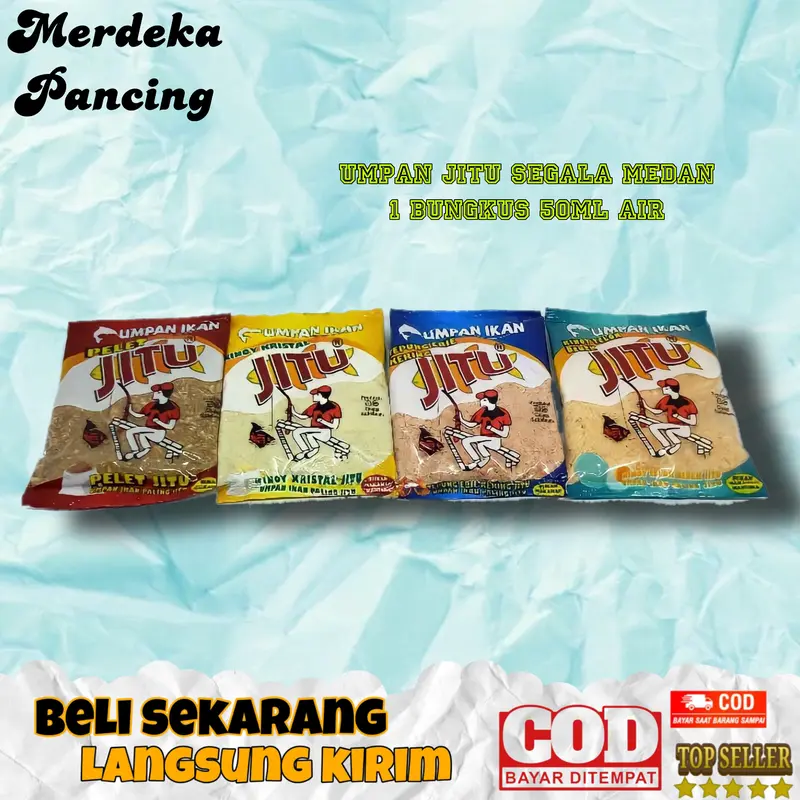 Pelet jitu buat campuran & umpan ikan air tawar Pancing Pancing 0