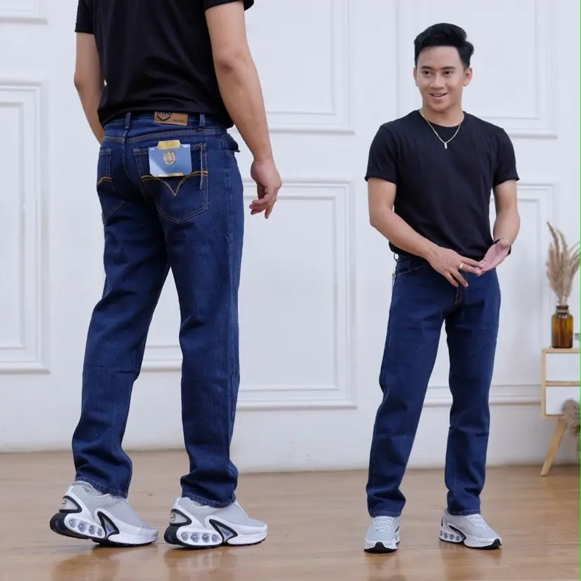 Celana Jeans Standar Reguler Pria Celana Jeans