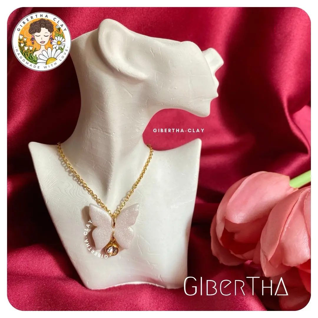 GIBERTHA | Kalung G01 - Yunabi - Kalung Wanita Handmade Necklaces Clay