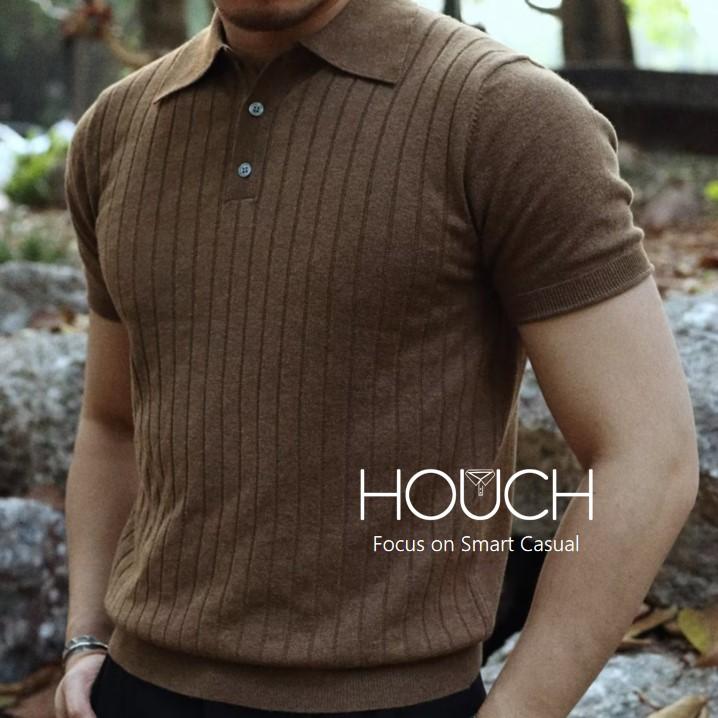 Product Introduction of Kemeja POLO, Lengan Pendek, M-3XL, Warna Pepejal dan Berjalur, Berkait, Gaya Korea dan Retro Cuba, Gaya Hong Kong, Sesuai untuk Remaja Sastera, Lapel, Bernafas, Longgar dan Nipis, Sesuai untuk Pakaian Harian Musim Panas 20