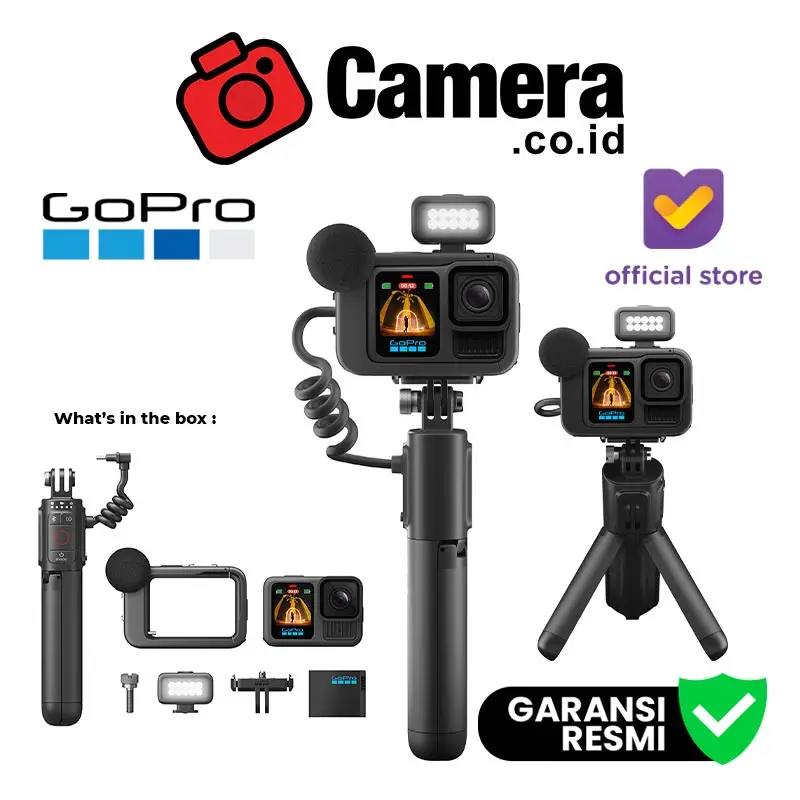GOPRO HERO 13 Standar Black/GOPRO HERO 13 Black CREATOR Edition Action Cam GARANSI RESMI
